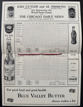 Load image into Gallery viewer, 1929 World Series Wrigley Field Program Chicago Cubs Philadelphia Athletics MLB