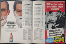 Load image into Gallery viewer, 1965 NFL Championship Football Program GB Packers v Browns Jim Brown Final Game