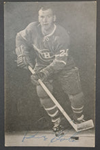 Load image into Gallery viewer, Dave Balon Jim Nielson Signed AutographedCanadiens Hockey Team Issued Postcard