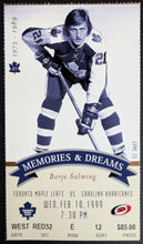 Load image into Gallery viewer, 1999 Second Last Maple Leaf Gardens NHL Game Ticket Stub Carolina Hurricanes