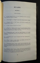 Load image into Gallery viewer, Rare Orginal Vintage 1965 Copy Of The National Hockey League By-Laws NHL