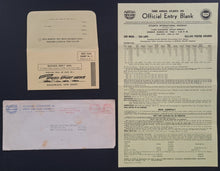 Load image into Gallery viewer, 1963 NASCAR Race Entry From 3rd Annual Atlanta 500 Atlanta International Raceway