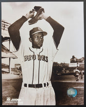 Load image into Gallery viewer, Satchell Paige Signed Business Card + Two Type 1 Photos JSA Springfield Redbirds