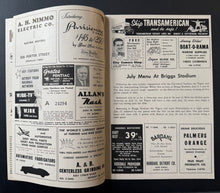 Load image into Gallery viewer, 1954 Briggs Stadium Detroit Tigers Press Score Book Program MLB Baseball