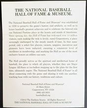 Load image into Gallery viewer, 2014 National Baseball Hall Of Fame Induction Emblem Patch + Original Card