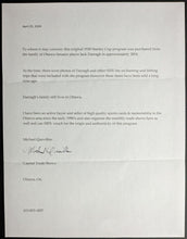 Load image into Gallery viewer, 1920 Stanley Cup Finals Hockey Program Seattle Metropolitans Ottawa Senators LOA