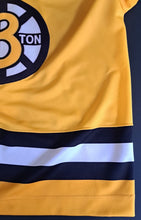 Load image into Gallery viewer, Boston Bruins Big B Yellow Replica NHL Hockey Jersey XXL Custom Crafted #29