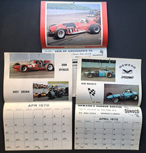 Load image into Gallery viewer, 1970 And 1971 Oswego Speedway Racing Calendars Auto Cars NASCAR Whelen