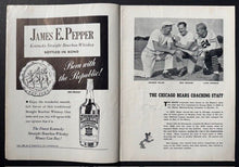 Load image into Gallery viewer, 1939 Wrigley Field NFL Program + Ticket Chicago Bears Vs Green Bay Packers Vtg