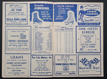 Load image into Gallery viewer, 1960 Chicago Stadium NY Rangers Vs Chicago Blackhawks Vintage NHL Hockey Program