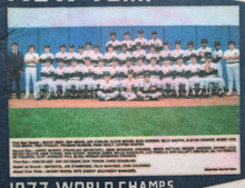 Load image into Gallery viewer, 1977 New York Yankees World Series Champions Full Team Photo Pennant Vtg MLB