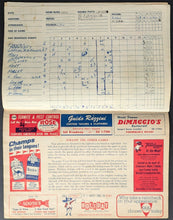 Load image into Gallery viewer, 1966 San Francisco Giants Cincinnati Reds Candlestick Park Baseball Game Program