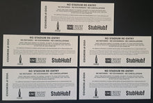 Load image into Gallery viewer, 2011 USC Trojans Football Season 5 Ticket Stubs @ Memorial Coliseum