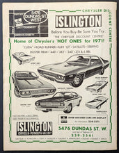 Load image into Gallery viewer, 1971 Pinecrest Speedway O'Keefe Trophy Stock Car Race Program Driver Lineup Vtg