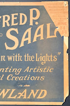 Load image into Gallery viewer, 1930 Alfred P. Saal Poster International Brotherhood of Magicians Shadowland VTG