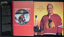 Load image into Gallery viewer, Bobby Hull Signed Hardcover Book The Golden Jet Autographed NHL Hockey HOF DVD