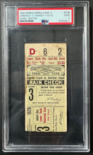 Load image into Gallery viewer, 1926 World Series Game 3 Ticket St Louis Cardinals NY Yankees Babe Ruth PSA Good