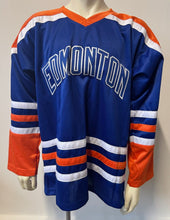 Load image into Gallery viewer, Mark Messier Signed Replica Autographed Edmonton Oilers Hockey Jersey JSA XL