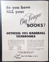 Load image into Gallery viewer, 1951 Brooklyn Dodgers Yearbook MLB Baseball VTG Jackie Robinson Roy Campanella