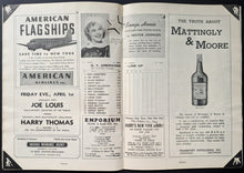 Load image into Gallery viewer, 1938 Chicago Stadium Review NHL Stanley Cup Playoff Vintage Hockey Program