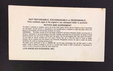 Load image into Gallery viewer, 1992 Baseball Season Opening Day Vintage Hologram Ticket Stub Dodgers vs Giants