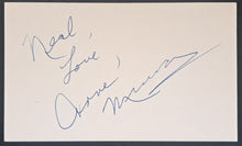Load image into Gallery viewer, Anne Murray Vintage Musician Singer Signed Autographed Index Card