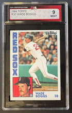 Load image into Gallery viewer, 1984 Topps MLB #30 Wade Boggs Boston Red Sox Baseball Card KSA Vintage
