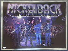 Load image into Gallery viewer, Nickelback Autographed Band Foil Poster Signed x4 Limited Edition Rock&Roll JSA