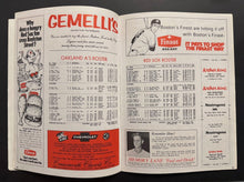 Load image into Gallery viewer, 1974 Boston Red Sox Fenway Park Baseball Program MLB Oakland A's Athletics