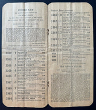 Load image into Gallery viewer, 1947 Woodbine Racetrack Rare Vintage King's Plate Program - Won By Moldy