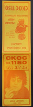Load image into Gallery viewer, John Lennon Memorial Chart Dated Dec 17/80 Cover Of CKOC Rock Music