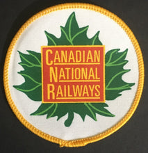 Load image into Gallery viewer, CNR Canadian National Railways Sew on Patch Crest Maple Leaf Unused Vintage