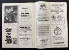 Load image into Gallery viewer, 1967 Winnipeg Arena Program Alan Cup Drumheller Miners Cdn Mens Hockey Team