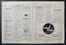 Load image into Gallery viewer, 1944 American Hockey League Program Rhode Island Reds Vs Indianapolis Capitals