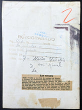Load image into Gallery viewer, 1954 Type 1 Press Boxing Photo James Parker Nino Valdes Madison Square Garden