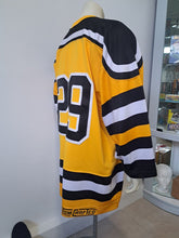 Load image into Gallery viewer, Boston Bruins Big B Yellow Replica NHL Hockey Jersey XXL Custom Crafted #29