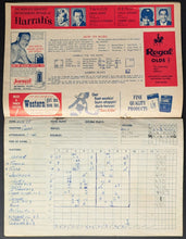 Load image into Gallery viewer, 1966 San Francisco Giants Cincinnati Reds Candlestick Park Baseball Game Program