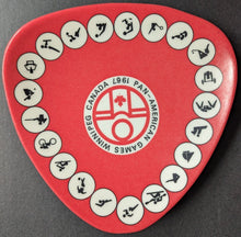 Load image into Gallery viewer, 1967 Pan-American Games Winnipeg Collectors Tray Dish Event Logo Vintage Sports