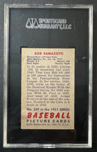 Load image into Gallery viewer, 1951 Bowman Cubs #247 Bob Ramazotti MLB Card SGC Graded Slabbed 84 NM 7 Vtg