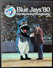 Load image into Gallery viewer, 1980 Toronto Blue Jays Season Ticket Brochure/Fold Out Vintage MLB Baseball