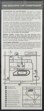 Load image into Gallery viewer, 1996 Breeders' Cup Championship Full Ticket Woodbine Racetrack Toronto iCert Vtg