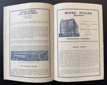 Load image into Gallery viewer, 1926 Detroit Sight Seeing Brochure Bus Wonder Tours Souvenir Book Cadillac Hotel