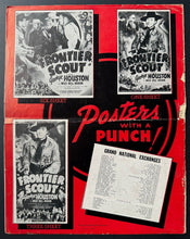 Load image into Gallery viewer, 1938 Theatre Serial - Frontier Scout Publicity Magazine Vintage Movies