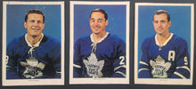 Load image into Gallery viewer, 1963/1964 Chex Cereal Series 1 Photos x19 Toronto Maple Leafs NHL Tim Horton