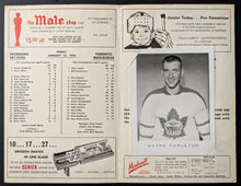Load image into Gallery viewer, 1964 Toronto Marlboros OHA Major Junior A Program Vs Peterborough Petes NHL Vtg