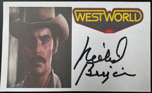 Load image into Gallery viewer, American Actor And Director Richard Benjamin Autographed West World Promo Sheet
