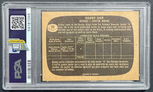 Load image into Gallery viewer, 1966-67 Topps Hockey #35 Bobby Orr Rookie Card Bruins RC PSA 3 (MK) VG