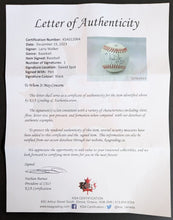 Load image into Gallery viewer, Larry Walker 1997 NL MVP Signed Baseball COA KSA Colorado Rockies MLB