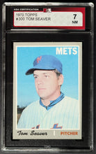 Load image into Gallery viewer, 1970 O-Pee-Chee #300 Tom Seaver New York Mets MLB Baseball Card Graded KSA 7 NM