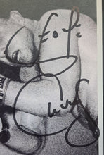 Load image into Gallery viewer, 2002 George Chuvalo + Lennox Lewis Personally Autographed Boxing Movie Handbill